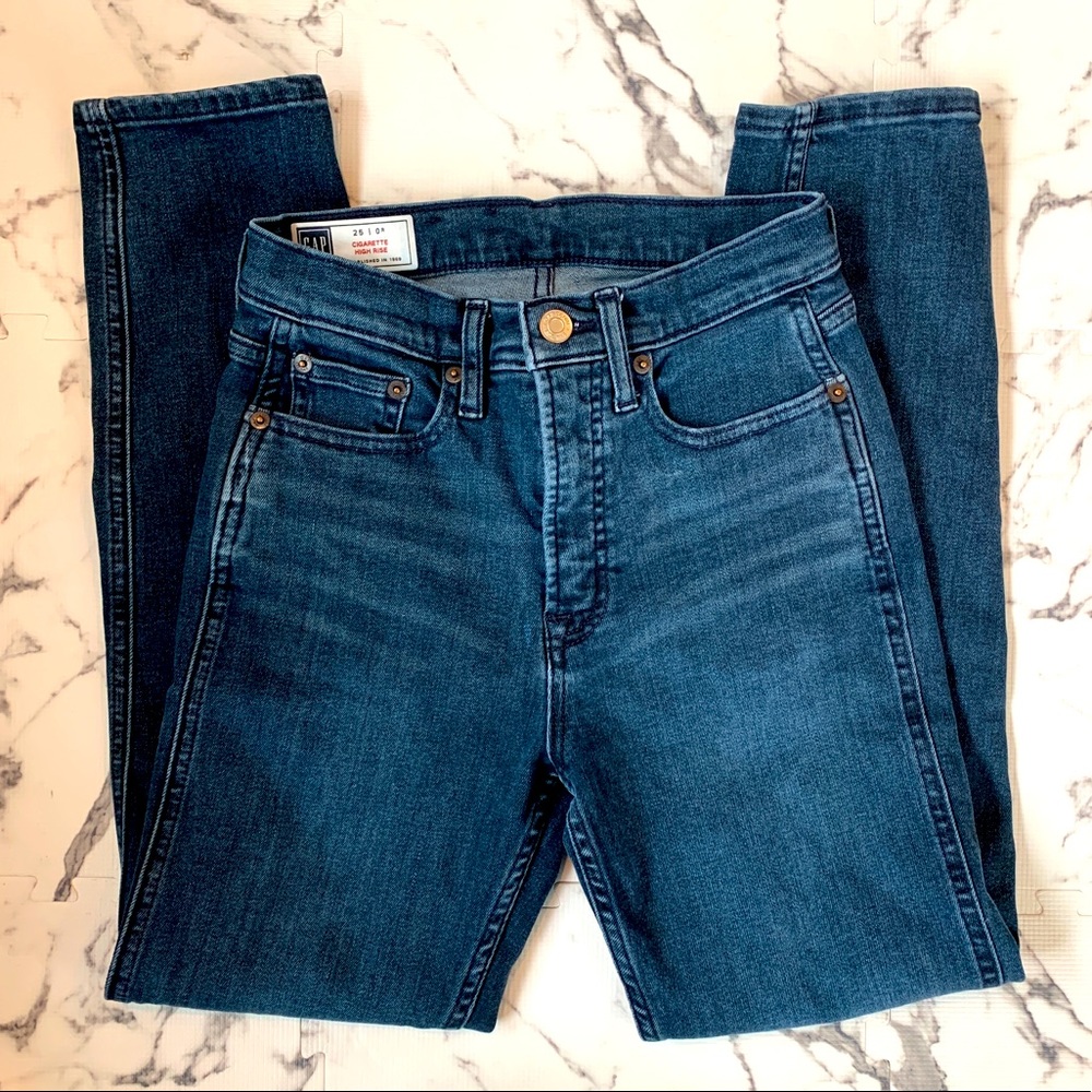 GAP Cigarette High Rise jeans